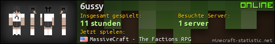 Benutzerleisten 560x90 für 6ussy