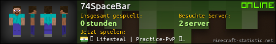 Benutzerleisten 560x90 für 74SpaceBar