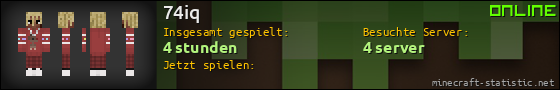 Benutzerleisten 560x90 für 74iq