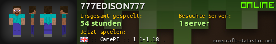 Benutzerleisten 560x90 für 777EDISON777