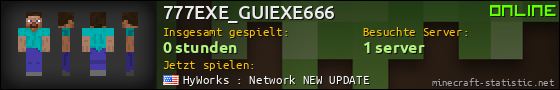 Benutzerleisten 560x90 für 777EXE_GUIEXE666