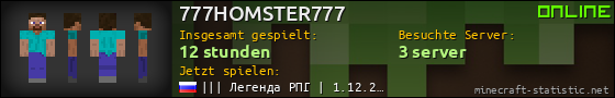 Benutzerleisten 560x90 für 777HOMSTER777