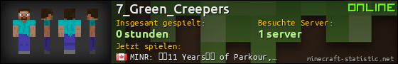 Benutzerleisten 560x90 für 7_Green_Creepers