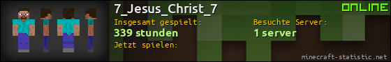 Benutzerleisten 560x90 für 7_Jesus_Christ_7