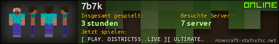 Benutzerleisten 560x90 für 7b7k
