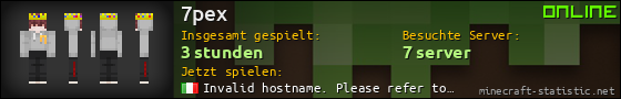 Benutzerleisten 560x90 für 7pex