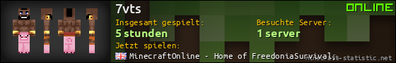 Benutzerleisten 560x90 für 7vts