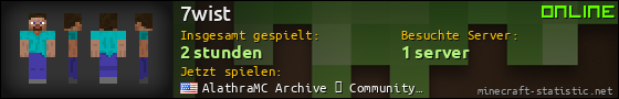 Benutzerleisten 560x90 für 7wist