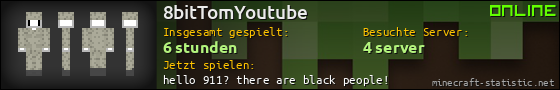 Benutzerleisten 560x90 für 8bitTomYoutube