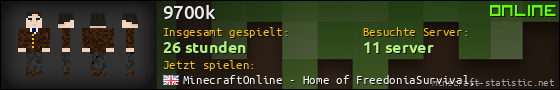 Benutzerleisten 560x90 für 9700k