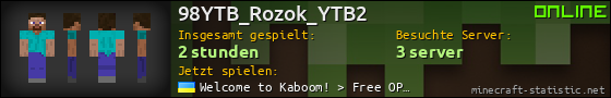 Benutzerleisten 560x90 für 98YTB_Rozok_YTB2