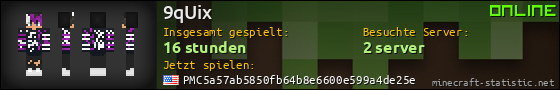 Benutzerleisten 560x90 für 9qUix