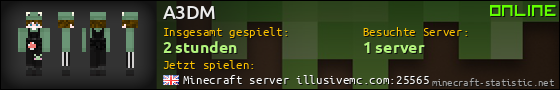 Benutzerleisten 560x90 für A3DM