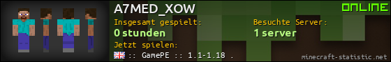 Benutzerleisten 560x90 für A7MED_XOW