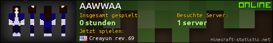 Benutzerleisten 560x90 für AAWWAA
