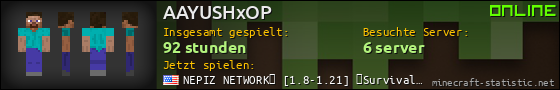 Benutzerleisten 560x90 für AAYUSHxOP