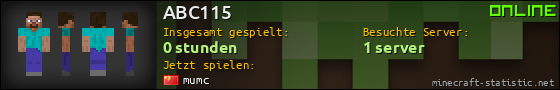 Benutzerleisten 560x90 für ABC115