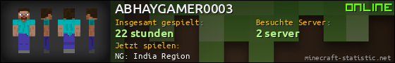 Benutzerleisten 560x90 für ABHAYGAMER0003