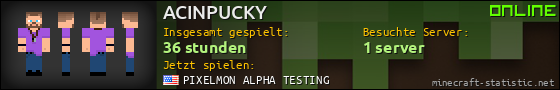 Benutzerleisten 560x90 für ACINPUCKY