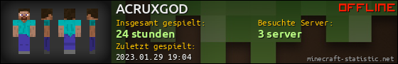 Benutzerleisten 560x90 für ACRUXGOD