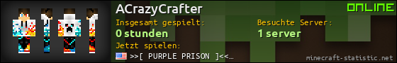 Benutzerleisten 560x90 für ACrazyCrafter