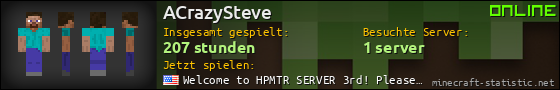 Benutzerleisten 560x90 für ACrazySteve