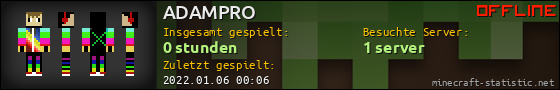 Benutzerleisten 560x90 für ADAMPRO