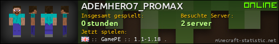 Benutzerleisten 560x90 für ADEMHERO7_PROMAX