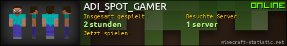 Benutzerleisten 560x90 für ADI_SPOT_GAMER