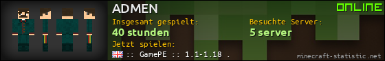 Benutzerleisten 560x90 für ADMEN