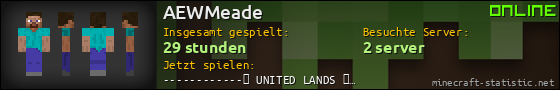 Benutzerleisten 560x90 für AEWMeade