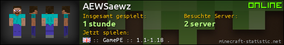 Benutzerleisten 560x90 für AEWSaewz