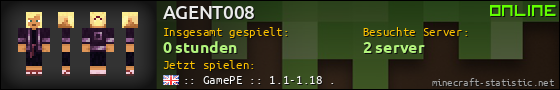 Benutzerleisten 560x90 für AGENT008