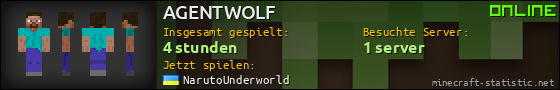 Benutzerleisten 560x90 für AGENTWOLF