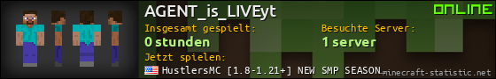 Benutzerleisten 560x90 für AGENT_is_LIVEyt