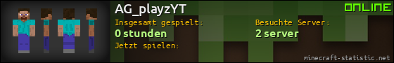 Benutzerleisten 560x90 für AG_playzYT