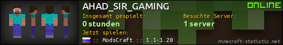 Benutzerleisten 560x90 für AHAD_SIR_GAMING