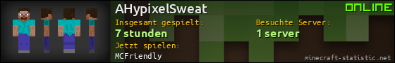 Benutzerleisten 560x90 für AHypixelSweat