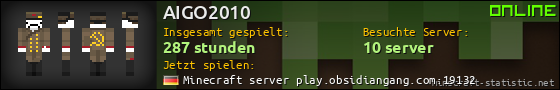 Benutzerleisten 560x90 für AIGO2010