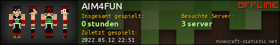 Benutzerleisten 560x90 für AIM4FUN