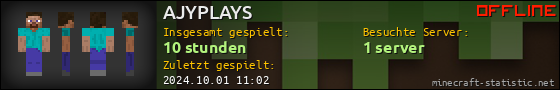 Benutzerleisten 560x90 für AJYPLAYS