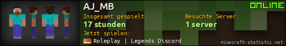 Benutzerleisten 560x90 für AJ_MB