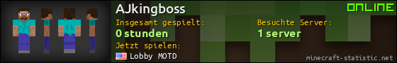 Benutzerleisten 560x90 für AJkingboss