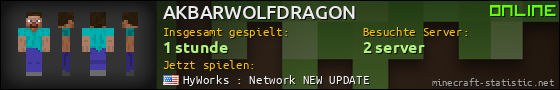 Benutzerleisten 560x90 für AKBARWOLFDRAGON