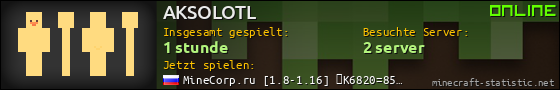 Benutzerleisten 560x90 für AKSOLOTL