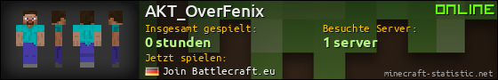 Benutzerleisten 560x90 für AKT_OverFenix