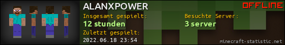 Benutzerleisten 560x90 für ALANXPOWER