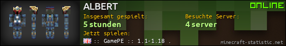 Benutzerleisten 560x90 für ALBERT