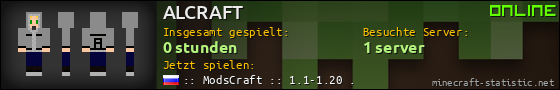 Benutzerleisten 560x90 für ALCRAFT