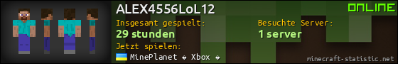 Benutzerleisten 560x90 für ALEX4556LoL12